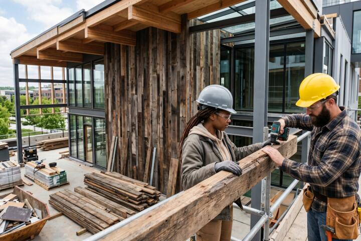Using Reclaimed Materials in Modern Construction: Style and Ethics