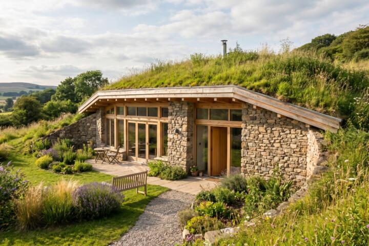 Earth-Sheltered Homes: Using Thermal Mass for Natural Temperature Control