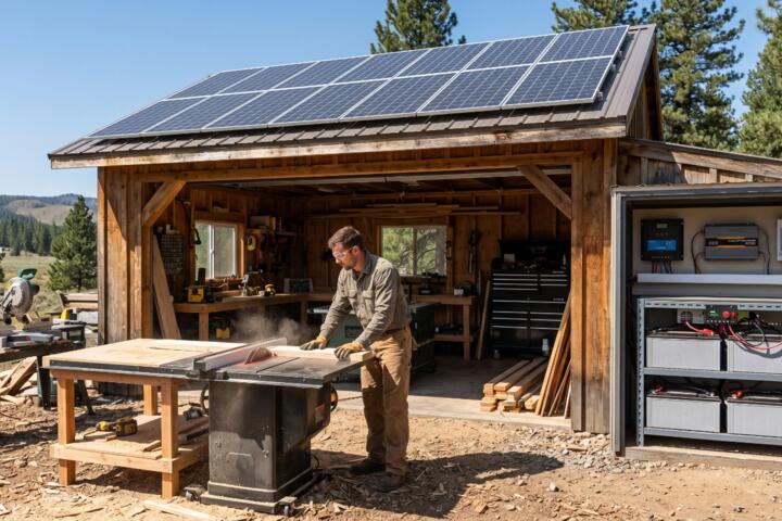 Building an Off-Grid Workshop: Powering Heavy Tools with Solar