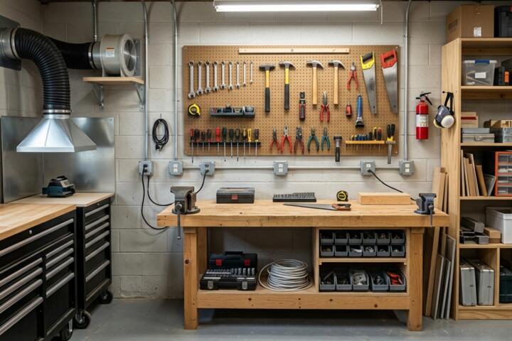 Designing a Workshop: Electricity, Ventilation, and Tool Storage