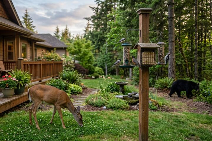 Wildlife Coexistence: Sharing Your Backyard with Deer, Bears, and Birds