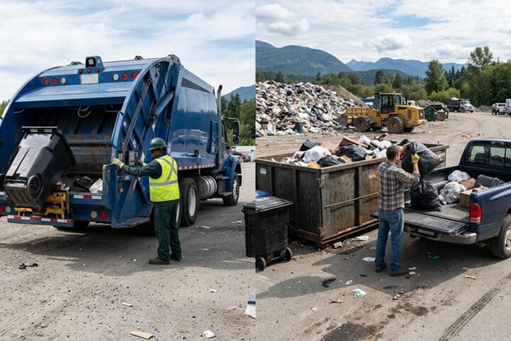 The Cost of Waste Management: Private Trash Pickup vs. Self-Haul
